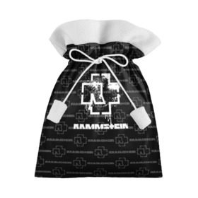 Подарочный 3D мешок с принтом RAMMSTEIN в Тюмени, 100% полиэстер | Размер: 29*39 см | 