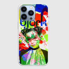 Чехол для iPhone 13 Pro с принтом Bjork в Тюмени,  |  | art pop | avant garde | biork | bjork | electronica | experimental | авантгард | арт поп | бьёрк | бьйорк | бьорк | вокал | краски | радуга | цвета | электронтка