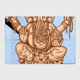 Магнитный плакат 3Х2 с принтом Ганеш в Тюмени, Полимерный материал с магнитным слоем | 6 деталей размером 9*9 см | бог. индуизм | буддизм | ганеш | ганеша | индия | кришна | мифология | оберег | ом | слон | талисман