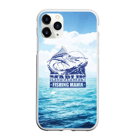 Чехол для iPhone 11 Pro Max матовый с принтом Marlin в Тюмени, Силикон |  | fin | fishing | fishing line | hook | marlin | ocean | spinner | water | блесна | крючок | леска | марлин | океан | плавник | рыбалка