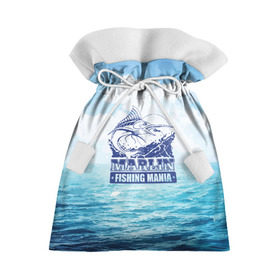 Подарочный 3D мешок с принтом Marlin в Тюмени, 100% полиэстер | Размер: 29*39 см | fin | fishing | fishing line | hook | marlin | ocean | spinner | water | блесна | крючок | леска | марлин | океан | плавник | рыбалка