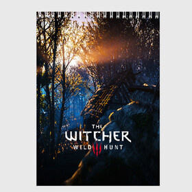 Скетчбук с принтом THE WITCHER 3WILD HUNT в Тюмени, 100% бумага
 | 48 листов, плотность листов — 100 г/м2, плотность картонной обложки — 250 г/м2. Листы скреплены сверху удобной пружинной спиралью | cd projekt red | ciri | game | geralt | geralt of rivia | gwynbleidd | the witcher | the witcher 3: wild hunt | ведьмак | ведьмак 3: дикая охота | геральт | геральт из ривии | цири | цирилла