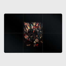 Магнитный плакат 3Х2 с принтом Overlord (4) в Тюмени, Полимерный материал с магнитным слоем | 6 деталей размером 9*9 см | anime | king | manga | overlord | аинз оал гоун | альбедо | аниме | манга | оверлорд | повелитель