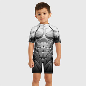 Детский купальный костюм 3D с принтом Crysis Экзоскелет в Тюмени, Полиэстер 85%, Спандекс 15% | застежка на молнии на спине | crysis | style | бронь | броня | внешность | доспехи | костюм | крайзис | крайсис | кризис | крисис | мышцы | облик | пресс | робот | скин | тело | титан | торс | экзоскелет