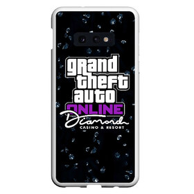 Чехол для Samsung S10E с принтом GTA 5 Online CASINO в Тюмени, Силикон | Область печати: задняя сторона чехла, без боковых панелей | Тематика изображения на принте: auto | casino | diamond | grand | gta | gta5 | poker | rockstar | theft | алмаз | бриллиант | брильянт | гта | гта5 | казино | карты | покер | рокстар | рулетка | тревор