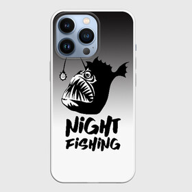 Чехол для iPhone 13 Pro с принтом Рыба удильщик в Тюмени,  |  | angler | fin | fishing | jaw | lantern | night | rod | tail | teeth | глубина | зубы | ночь | плавник | рыбалка | удильщик | удочка | фонарик | хвост