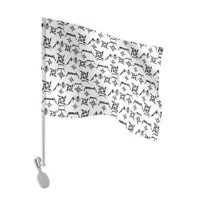 Флаг для автомобиля с принтом METALLICA в Тюмени, 100% полиэстер | Размер: 30*21 см | metallica | metallica logo | rock | метал группа | металл | металлика логотип | музыка | рок | трэш метал | хеви метал