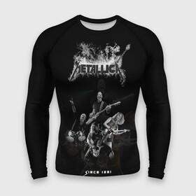 Мужской рашгард 3D с принтом Metallica в Тюмени,  |  | metalica | metallica | группа | джеймс хэтфилд | кирк хэмметт | ларс ульрих | метал | металика | металлика | миталика | музыка | роберт трухильо | рок | трэш | трэшметал | хард | хеви