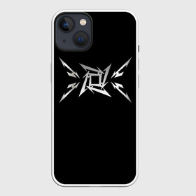 Чехол для iPhone 13 с принтом Metallica в Тюмени,  |  | metalica | metallica | группа | джеймс хэтфилд | кирк хэмметт | ларс ульрих | метал | металика | металлика | миталика | музыка | роберт трухильо | рок | трэш | трэшметал | хард | хеви