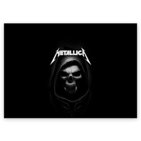 Поздравительная открытка с принтом Metallica в Тюмени, 100% бумага | плотность бумаги 280 г/м2, матовая, на обратной стороне линовка и место для марки
 | Тематика изображения на принте: metalica | metallica | группа | джеймс хэтфилд | кирк хэмметт | ларс ульрих | метал | металика | металлика | миталика | музыка | роберт трухильо | рок | трэш | трэшметал | хард | хеви