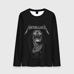 Мужской лонгслив 3D с принтом Metallica в Тюмени, 100% полиэстер | длинные рукава, круглый вырез горловины, полуприлегающий силуэт | metalica | metallica | группа | джеймс хэтфилд | кирк хэмметт | ларс ульрих | метал | металика | металлика | миталика | музыка | роберт трухильо | рок | трэш | трэшметал | хард | хеви