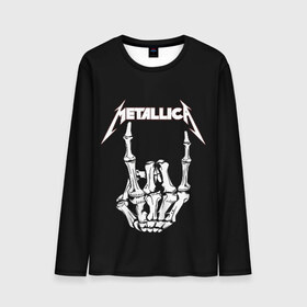 Мужской лонгслив 3D с принтом Metallica в Тюмени, 100% полиэстер | длинные рукава, круглый вырез горловины, полуприлегающий силуэт | metalica | metallica | группа | джеймс хэтфилд | кирк хэмметт | ларс ульрих | метал | металика | металлика | миталика | музыка | роберт трухильо | рок | трэш | трэшметал | хард | хеви