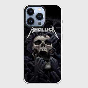 Чехол для iPhone 13 Pro с принтом Metallica в Тюмени,  |  | metalica | metallica | группа | джеймс хэтфилд | кирк хэмметт | ларс ульрих | метал | металика | металлика | миталика | музыка | роберт трухильо | рок | трэш | трэшметал | хард | хеви