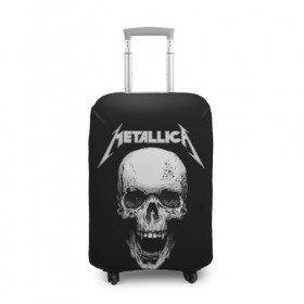 Чехол для чемодана 3D с принтом Metallica в Тюмени, 86% полиэфир, 14% спандекс | двустороннее нанесение принта, прорези для ручек и колес | metalica | metallica | группа | джеймс хэтфилд | кирк хэмметт | ларс ульрих | метал | металика | металлика | миталика | музыка | роберт трухильо | рок | трэш | трэшметал | хард | хеви