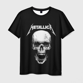 Мужская футболка 3D с принтом Metallica в Тюмени, 100% полиэфир | прямой крой, круглый вырез горловины, длина до линии бедер | metalica | metallica | группа | джеймс хэтфилд | кирк хэмметт | ларс ульрих | метал | металика | металлика | миталика | музыка | роберт трухильо | рок | трэш | трэшметал | хард | хеви