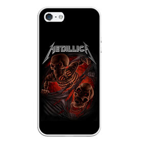 Чехол для iPhone 5/5S матовый с принтом Metallica в Тюмени, Силикон | Область печати: задняя сторона чехла, без боковых панелей | metalica | metallica | группа | джеймс хэтфилд | кирк хэмметт | ларс ульрих | метал | металика | металлика | миталика | музыка | роберт трухильо | рок | трэш | трэшметал | хард | хеви