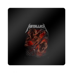 Магнит виниловый Квадрат с принтом Metallica в Тюмени, полимерный материал с магнитным слоем | размер 9*9 см, закругленные углы | Тематика изображения на принте: metalica | metallica | группа | джеймс хэтфилд | кирк хэмметт | ларс ульрих | метал | металика | металлика | миталика | музыка | роберт трухильо | рок | трэш | трэшметал | хард | хеви