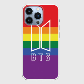 Чехол для iPhone 13 Pro с принтом BTS в Тюмени,  |  | bangtan boys | beyond the scene | boyband | boys | bts | chin | edm | emblem | hieroglyphs | hip hop | jimin | jj hope | k pop | logo | rainbow | rb | rm | shuga | south korean | бойбенд | ви | джей хоуп | иероглифы | логотип | мальчики | радуга | с