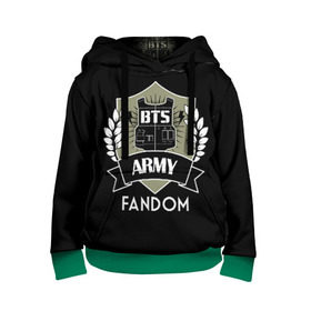 Детская толстовка 3D с принтом BTS Army Fandom в Тюмени, 100% полиэстер | двухслойный капюшон со шнурком для регулировки, мягкие манжеты на рукавах и по низу толстовки, спереди карман-кенгуру с мягким внутренним слоем | army | bangtan boys | beyond the scene | boys | bts | chin | edm | emblem | fandom | fans | hieroglyphs | hip hop | jimin | k pop | logo | rainbow | rb | rm | south korean | армия | бойбенд | ви | джей хоуп | иероглифы | логотип | мальчики | радуга 