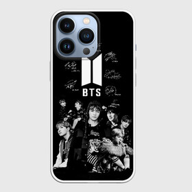 Чехол для iPhone 13 Pro с принтом BTS в Тюмени,  |  | autographs | bangtan boys | beyond the scene | boyband | boys | bts | chin | chonguk | edm | emblem | hip hop | jimin | jj hope | k pop | logo | rb | rm | shuga | south korean | wee | автографы | бойбенд | ви | джей хоуп | логотип | мальчики | сюга 