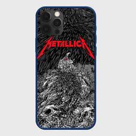 Чехол для iPhone 12 Pro с принтом Metallica  в Тюмени, силикон | область печати: задняя сторона чехла, без боковых панелей | Тематика изображения на принте: american | bird | eagle | james hetfield | kirk hammett | lars ulrich | metal band | metallica | red eye | robert trujillo | scream | skull | американская | джеймс хетфилд | кирк хэмметт | красный глаз | крик | ларс ульрих | метал группа | метал