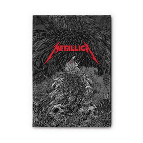 Обложка для автодокументов с принтом Metallica в Тюмени, натуральная кожа |  размер 19,9*13 см; внутри 4 больших “конверта” для документов и один маленький отдел — туда идеально встанут права | american | bird | eagle | james hetfield | kirk hammett | lars ulrich | metal band | metallica | red eye | robert trujillo | scream | skull | американская | джеймс хетфилд | кирк хэмметт | красный глаз | крик | ларс ульрих | метал группа | метал