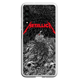 Чехол для Honor 20 с принтом Metallica в Тюмени, Силикон | Область печати: задняя сторона чехла, без боковых панелей | american | bird | eagle | james hetfield | kirk hammett | lars ulrich | metal band | metallica | red eye | robert trujillo | scream | skull | американская | джеймс хетфилд | кирк хэмметт | красный глаз | крик | ларс ульрих | метал группа | метал