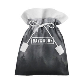 Подарочный 3D мешок с принтом Days Gone в Тюмени, 100% полиэстер | Размер: 29*39 см | Тематика изображения на принте: days gone | игра | лес | лого