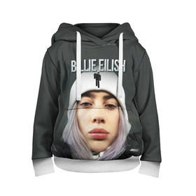 Детская толстовка 3D с принтом BILLIE EILISH в Тюмени, 100% полиэстер | двухслойный капюшон со шнурком для регулировки, мягкие манжеты на рукавах и по низу толстовки, спереди карман-кенгуру с мягким внутренним слоем | Тематика изображения на принте: ayelish | bad guy | bellyache | bilie eilish | bilie elish | billie | billie eilish | eilish | electronic | elish | music | били айлиш | билли айлиш | эйлиш | элиш