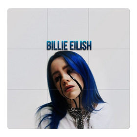 Магнитный плакат 3Х3 с принтом BILLIE EILISH в Тюмени, Полимерный материал с магнитным слоем | 9 деталей размером 9*9 см | ayelish | bad guy | bellyache | bilie eilish | bilie elish | billie | billie eilish | eilish | electronic | elish | music | били айлиш | билли айлиш | эйлиш | элиш