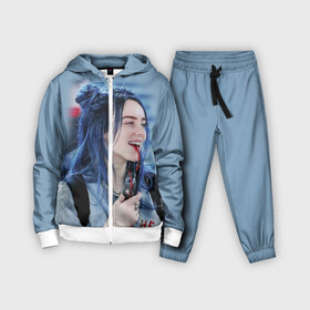 Детский костюм 3D с принтом BILLIE EILISH в Тюмени,  |  | ayelish | bad guy | bellyache | bilie eilish | bilie elish | billie | billie eilish | eilish | electronic | elish | music | били айлиш | билли айлиш | эйлиш | элиш