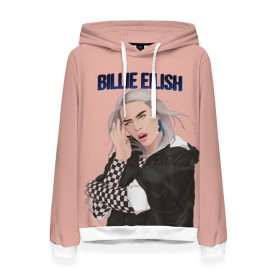 Женская толстовка 3D с принтом BILLIE EILISH в Тюмени, 100% полиэстер  | двухслойный капюшон со шнурком для регулировки, мягкие манжеты на рукавах и по низу толстовки, спереди карман-кенгуру с мягким внутренним слоем. | ayelish | bad guy | bellyache | bilie eilish | bilie elish | billie | billie eilish | eilish | electronic | elish | music | били айлиш | билли айлиш | эйлиш | элиш