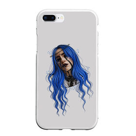 Чехол для iPhone 7Plus/8 Plus матовый с принтом BILLIE EILISH в Тюмени, Силикон | Область печати: задняя сторона чехла, без боковых панелей | ayelish | bad guy | bellyache | bilie eilish | bilie elish | billie | billie eilish | eilish | electronic | elish | music | били айлиш | билли айлиш | эйлиш | элиш