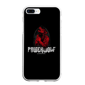 Чехол для iPhone 7Plus/8 Plus матовый с принтом Powerwolf в Тюмени, Силикон | Область печати: задняя сторона чехла, без боковых панелей | powerwolf | метал | повервольф | повервульф | рок