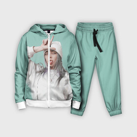 Детский костюм 3D с принтом BILLIE EILISH в Тюмени,  |  | ayelish | bad guy | bellyache | bilie eilish | bilie elish | billie | billie eilish | eilish | electronic | elish | music | били айлиш | билли айлиш | эйлиш | элиш