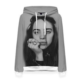 Женская толстовка 3D с принтом BILLIE EILISH в Тюмени, 100% полиэстер  | двухслойный капюшон со шнурком для регулировки, мягкие манжеты на рукавах и по низу толстовки, спереди карман-кенгуру с мягким внутренним слоем. | ayelish | bad guy | bellyache | bilie eilish | bilie elish | billie | billie eilish | eilish | electronic | elish | music | били айлиш | билли айлиш | эйлиш | элиш