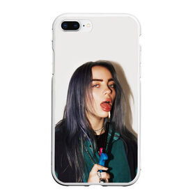 Чехол для iPhone 7Plus/8 Plus матовый с принтом BILLIE EILISH в Тюмени, Силикон | Область печати: задняя сторона чехла, без боковых панелей | ayelish | bad guy | bellyache | bilie eilish | bilie elish | billie | billie eilish | eilish | electronic | elish | music | били айлиш | билли айлиш | эйлиш | элиш