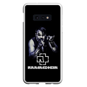 Чехол для Samsung S10E с принтом Rammstein в Тюмени, Силикон | Область печати: задняя сторона чехла, без боковых панелей | amerika | art | germany | logo | rammstein | rock | till lindemann | арт | германия | группа | логотип | музыка | немецкая группа | немцы | песня | раммштайн | рамштайн | рок