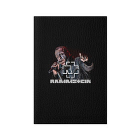 Обложка для паспорта матовая кожа с принтом Rammstein в Тюмени, натуральная матовая кожа | размер 19,3 х 13,7 см; прозрачные пластиковые крепления | amerika | art | germany | logo | rammstein | rock | till lindemann | арт | германия | группа | логотип | музыка | немецкая группа | немцы | песня | раммштайн | рамштайн | рок