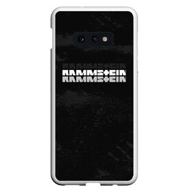 Чехол для Samsung S10E с принтом Rammstein в Тюмени, Силикон | Область печати: задняя сторона чехла, без боковых панелей | amerika | art | germany | logo | rammstein | rock | till lindemann | арт | германия | группа | логотип | музыка | немецкая группа | немцы | песня | раммштайн | рамштайн | рок