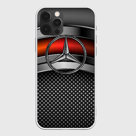Чехол для iPhone 12 Pro Max с принтом Mercedes-Benz Metal в Тюмени, Силикон |  | Тематика изображения на принте: mercedes | mercedes benz | авто | железо | кольчуга | лого авто | мерс | мерседес | метал | металлическая | сетка | сталь | цепи