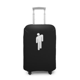 Чехол для чемодана 3D с принтом BILLIE EILISH (НА СПИНЕ) в Тюмени, 86% полиэфир, 14% спандекс | двустороннее нанесение принта, прорези для ручек и колес | be | billie | billie eilish | blohsh | ghoul | билли | билли айлиш