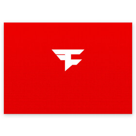 Поздравительная открытка с принтом FAZE CLAN в Тюмени, 100% бумага | плотность бумаги 280 г/м2, матовая, на обратной стороне линовка и место для марки
 | astralis | awp | counter strike | cs go | cs go global offensive | faze clan | hyper beast | team liquid | астралис | тим ликвид | фейз клан | хайпер бист