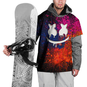 Накидка на куртку 3D с принтом MARSHMELLO в Тюмени, 100% полиэстер |  | marshmello | диджей | клуб | клубная музыка | маршмеллоу | маршмело | маршмэлло | маршмэллоу | маршмэло | музыка | электронная