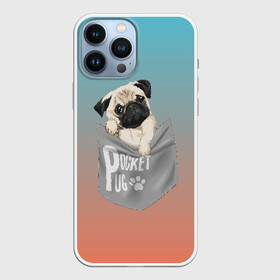 Чехол для iPhone 13 Pro Max с принтом Карманный мопс в Тюмени,  |  | pug | карман | карманный мопс | малыш | милый | мопс | пес | песик | собака | собачка