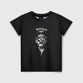 Детская футболка 3D с принтом Motorhead в Тюмени, 100% гипоаллергенный полиэфир | прямой крой, круглый вырез горловины, длина до линии бедер, чуть спущенное плечо, ткань немного тянется | lemmy | metal | motorhead | rock | лемми | метал | моторхед | рок