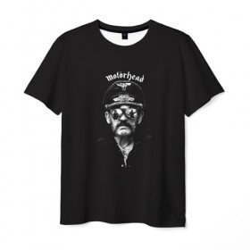 Мужская футболка 3D с принтом Motorhead в Тюмени, 100% полиэфир | прямой крой, круглый вырез горловины, длина до линии бедер | lemmy | metal | motorhead | rock | лемми | метал | моторхед | рок