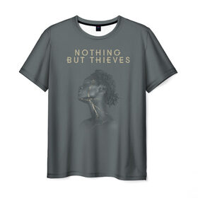 Мужская футболка 3D с принтом Nothing But Thieves в Тюмени, 100% полиэфир | прямой крой, круглый вырез горловины, длина до линии бедер | 