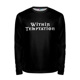 Мужской лонгслив 3D с принтом Within Temptation в Тюмени, 100% полиэстер | длинные рукава, круглый вырез горловины, полуприлегающий силуэт | metal | rock | within temptation | метал | рок