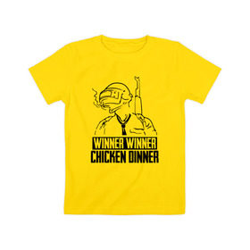 Детская футболка хлопок с принтом PUBG (НА СПИНЕ) в Тюмени, 100% хлопок | круглый вырез горловины, полуприлегающий силуэт, длина до линии бедер | Тематика изображения на принте: battle royal | playerunknowns battlegrounds | pubg | пабг | пубг